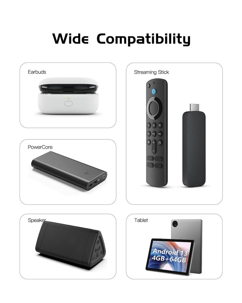 Superer Micro USB Charger Cable Fit for PS4, PlayStation 4, PS4 Slim, PS4 Pro, DualShock 4, Xbox One S X, Elite Series 1 Wireless Controller, Fit for Android Phones - Image 3